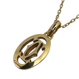 カルティエ Cartier ロゴドゥーブル ダイヤネックレス 750PG ジュエリー
