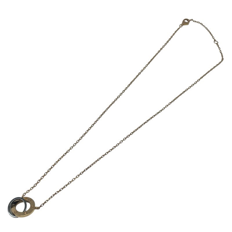 カルティエ Cartier ラブサークルネックレス３Pダイヤ 750PG/SS ジュエリー