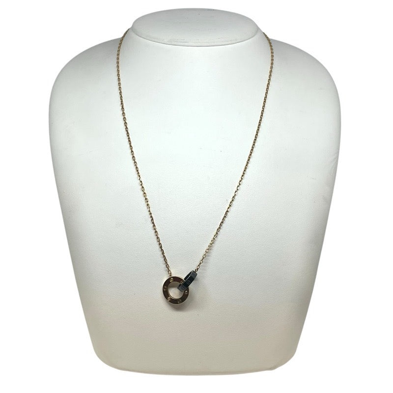 カルティエ Cartier ラブサークルネックレス３Pダイヤ 750PG/SS ジュエリー