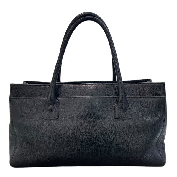 シャネル CHANEL 2.55 エグゼクティブトート A29292 10番台 ブラック×シルバー金具 キャビアスキン レディース トートバッグ