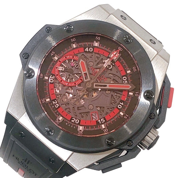 ウブロ HUBLOT キングパワー UEFAユーロ2012 ポーランド リミテッド　リミテッド 716.NM.1129.RX.EUR12 セラミック メンズ 腕時計