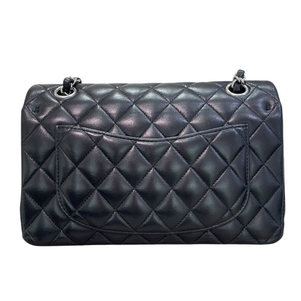シャネル CHANEL マトラッセ23 A01113 ブラック×シルバー金具 ラムスキン レディース ショルダーバッグ