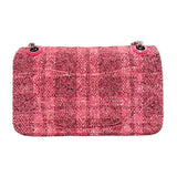 シャネル CHANEL 2.55 ショルダーバッグ A37586 27番台 ピンク×シルバー金具 ツイード レディース ショルダーバッグ