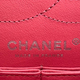 シャネル CHANEL 2.55 ショルダーバッグ A37586 27番台 ピンク×シルバー金具 ツイード レディース ショルダーバッグ