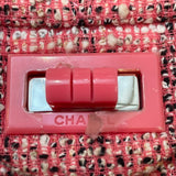 シャネル CHANEL 2.55 ショルダーバッグ A37586 27番台 ピンク×シルバー金具 ツイード レディース ショルダーバッグ