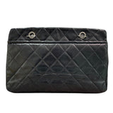 シャネル CHANEL ココマークチェーントート 17番台 ブラック×シルバー金具 キャビアスキン レディース トートバッグ