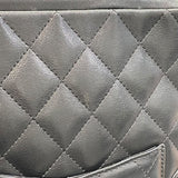 シャネル CHANEL カンボンライン ショルダー ミディアム A25178 10番台 ブラック×シルバー金具 カーフ レディース ショルダーバッグ