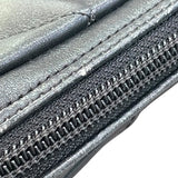 シャネル CHANEL カンボンライン ショルダー ミディアム A25178 10番台 ブラック×シルバー金具 カーフ レディース ショルダーバッグ