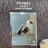 エルメス HERMES ケリー32 □F刻印　(2002年製) ショコラ　シルバー金具 シェーブル レディース ハンドバッグ