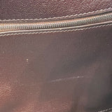 エルメス HERMES ケリー32 □F刻印　(2002年製) ショコラ　シルバー金具 シェーブル レディース ハンドバッグ