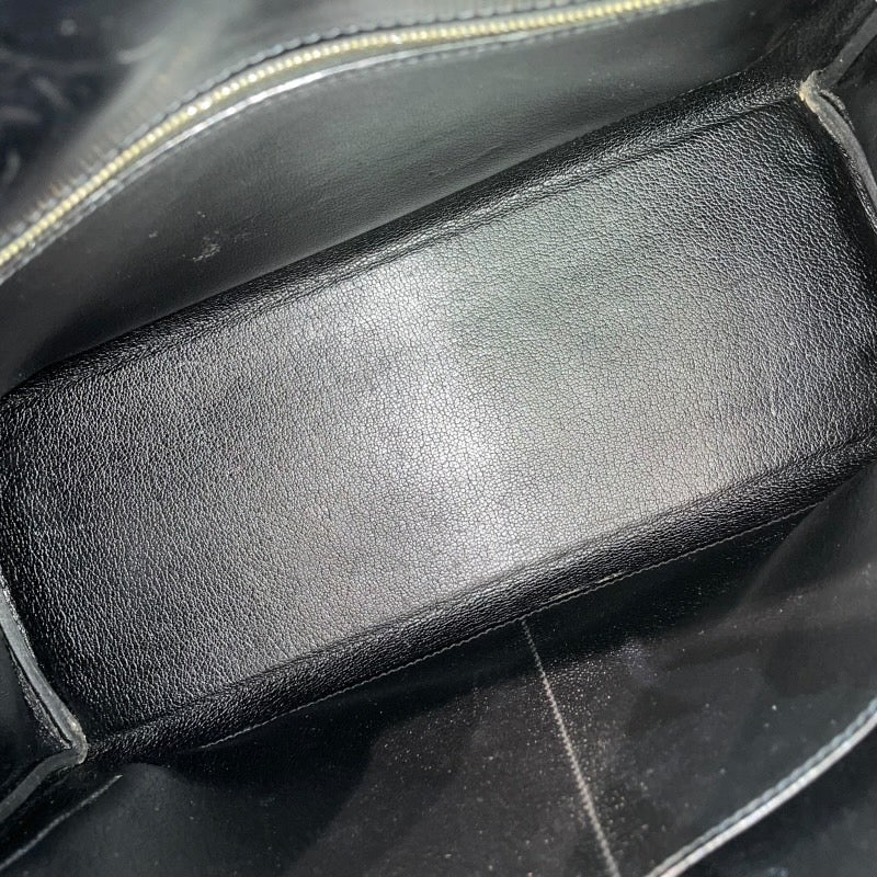 エルメス HERMES ケリー32 □C刻印 (1999年製) ブラック ゴールド金具 ボックスカーフ レディース ハンドバッグ