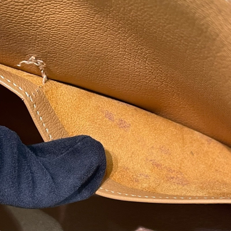 エルメス HERMES ケリー28 内縫い □B刻 ナチュラル×ゴールド金具 バレニア レディース ショルダーバッグ