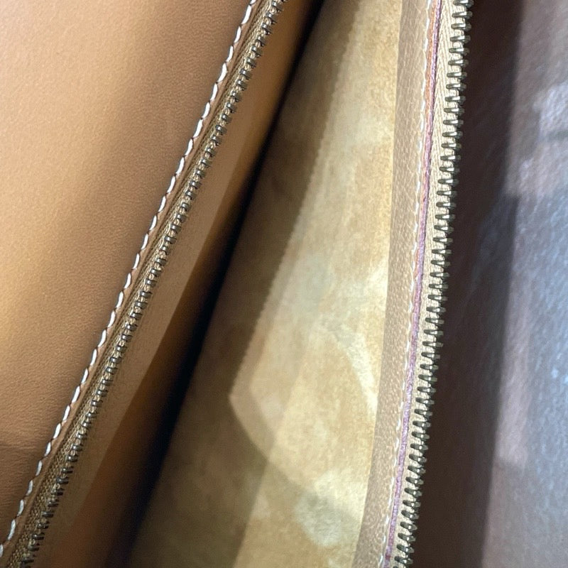エルメス HERMES ケリー28 内縫い □B刻 ナチュラル×ゴールド金具 バレニア レディース ショルダーバッグ