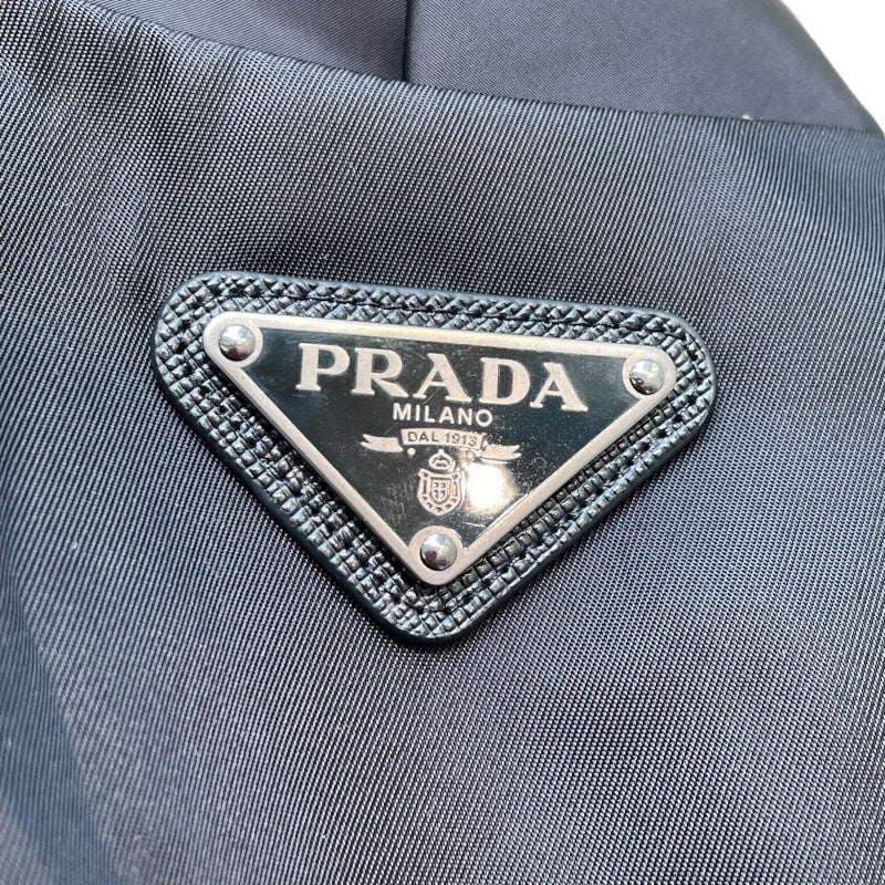 プラダ PRADA RE-NYLON トライアングルロゴナイロンワンピース 230637 ブラック ポリアミド レディース ワンピース