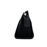サンローラン SAINT LAURENT トイカバス 452322 ブラック 型押しレザー レディース ショルダーバッグ