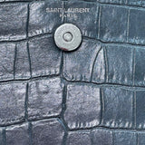 サンローラン SAINT LAURENT トイカバス 452322 ブラック 型押しレザー レディース ショルダーバッグ