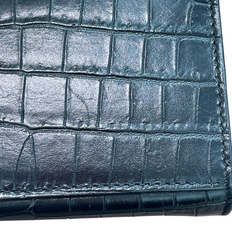 サンローラン SAINT LAURENT トイカバス 452322 ブラック 型押しレザー レディース ショルダーバッグ