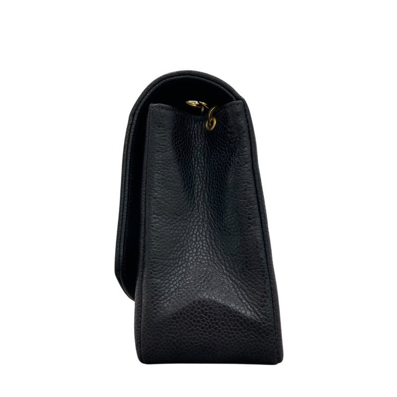 シャネル CHANEL ダイアナ25 A01165 2番台 ブラック GD金具 キャビアスキン レディース ショルダーバッグ