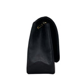 シャネル CHANEL ダイアナ25 A01165 2番台 ブラック GD金具 キャビアスキン レディース ショルダーバッグ
