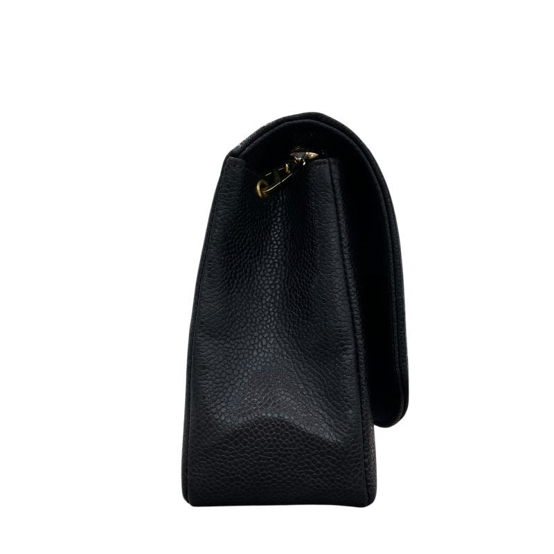 シャネル CHANEL ダイアナ25 A01165 2番台 ブラック GD金具 キャビアスキン レディース ショルダーバッグ