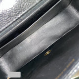 シャネル CHANEL ダイアナ25 A01165 2番台 ブラック GD金具 キャビアスキン レディース ショルダーバッグ