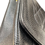 シャネル CHANEL ダイアナ25 A01165 3番台 ブラック　ゴールド金具 キャビアスキン レディース ショルダーバッグ