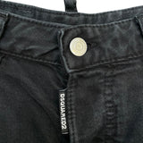 DSQUARED2 デニムショートパンツ S75MU0435 S30811 ブラック デニム レディース ショートパンツ