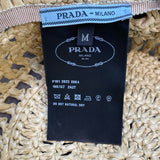 プラダ PRADA 刺繍ロゴバケットハット 1HC137 ベージュ ビスコース レディース その他ファッション雑貨