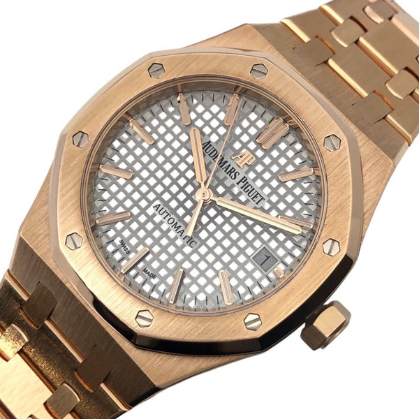 オーデマ・ピゲ AUDEMARS PIGUET ロイヤルオーク 154500R.OO.12560R.01 シルバー K18PG 自動巻き メンズ 腕時計