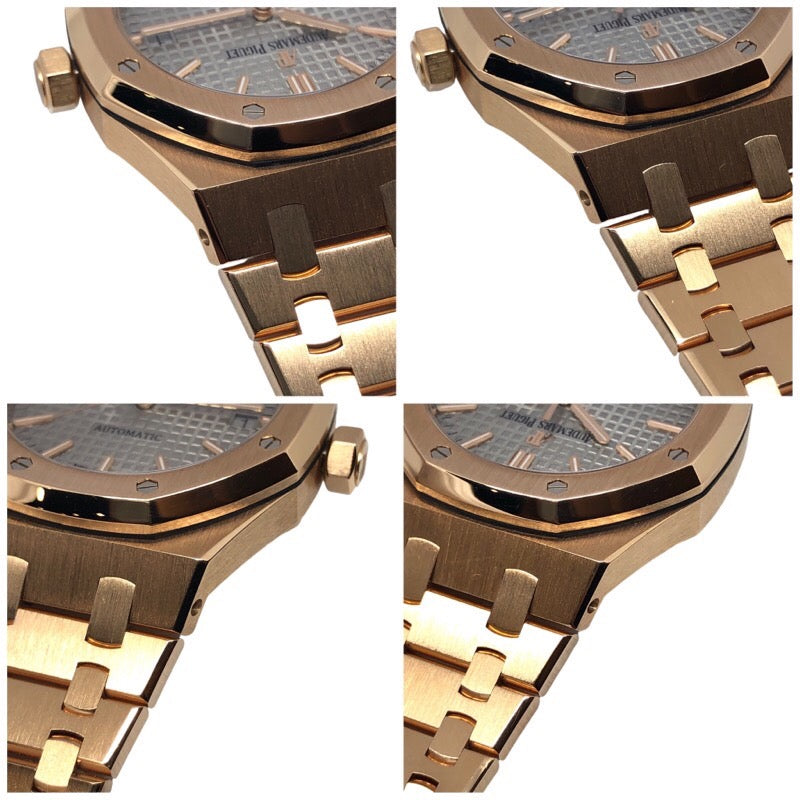 オーデマ・ピゲ AUDEMARS PIGUET ロイヤルオーク 154500R.OO.12560R.01 シルバー K18PG 自動巻き メンズ 腕時計