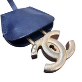 シャネル CHANEL CCフィリグリースモールバニティ A93342 26番台 ネイビー GD金具 キャビアスキン レディース ショルダーバッグ