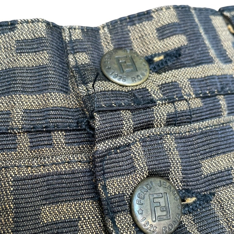フェンディ FENDI ズッカ柄ロングスカート ブラウン レディース スカート