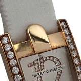 ハリーウィンストン HARRY WINSTON アヴェニューCミニ AVCQHM16RR034 シルバー文字盤 K18PG クオーツ レディース 腕時計