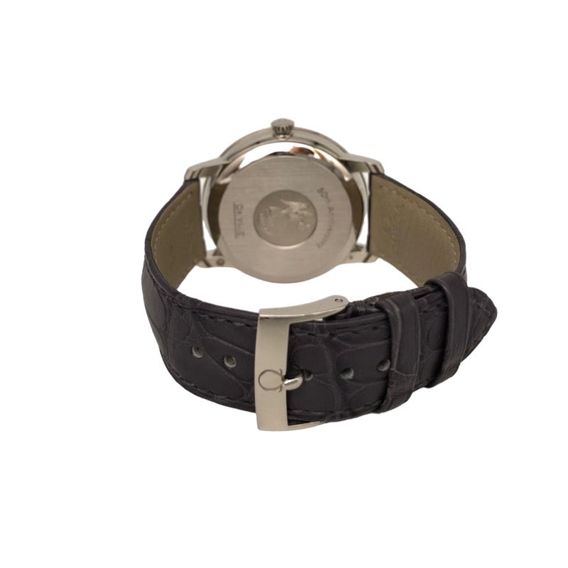 オメガ OMEGA デビルプレステージ　50周年記念モデル 424.53.40.20.04.002 白文字盤 K18ホワイトゴールド 自動巻き メンズ  腕時計