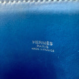 エルメス HERMES ボリード31 X刻印 ブルーザンジバル/シルバー金具 トゴ レディース ショルダーバッグ