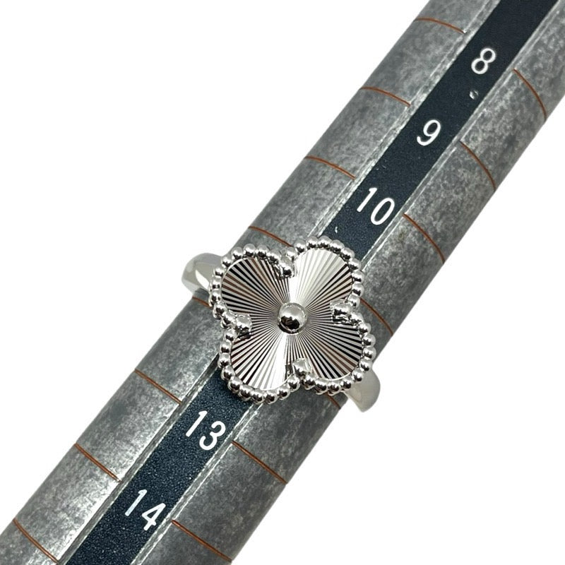 ヴァンクリーフ＆アーペル Van Cleef & Arpels ヴィンテージ アルハンブラ リング 750WG ジュエリー