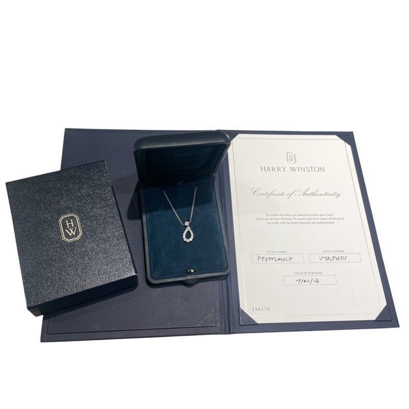 ハリーウィンストン HARRY WINSTON ループバイハリーウィンストンネックレス pt950 ジュエリー