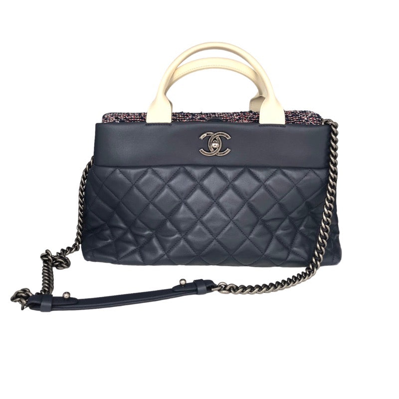 シャネル CHANEL マトラッセ2WAYショルダーバッグ A93271 ホワイト ツイード レディース ショルダーバッグ