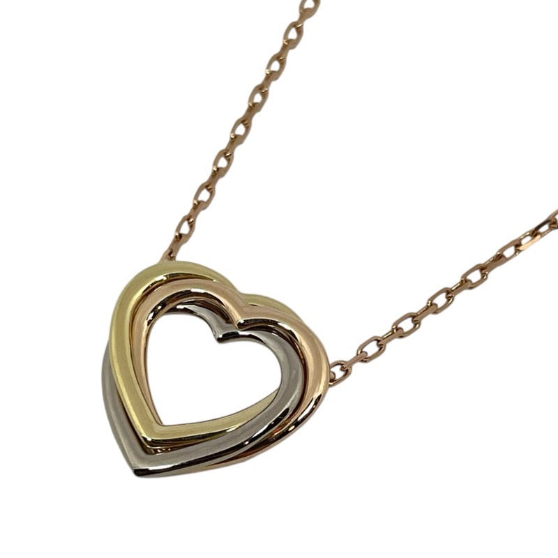Cartier ハートネックレス カルティエ Cartier トリニティハートネックレス 750YG
