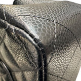 シャネル CHANEL マトラッセ25 A01112 26番台 ブラック キャビアスキン レディース ショルダーバッグ