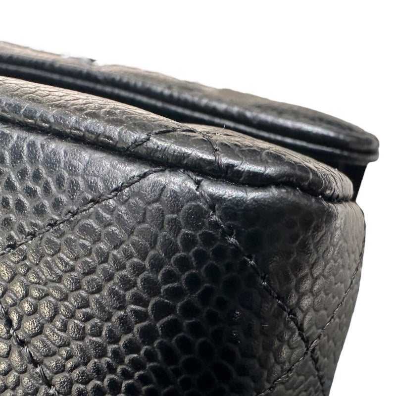 シャネル CHANEL マトラッセ25 A01112 26番台 ブラック キャビアスキン レディース ショルダーバッグ