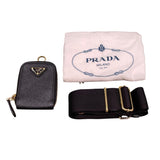 プラダ PRADA Re-Edition 2WAY ショルダーバッグ 1BH204 ブラック ゴールド金具 ナイロン/サフィアーノレザー レディース ショルダーバッグ
