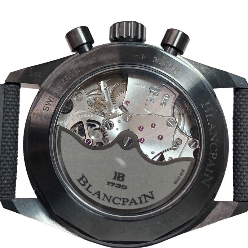 ブランパン BLANCPAIN フィフティ ファゾムス バチスカーフ クロノグラフ  5200-0153-B52A セラミック/純正ベルト/冊子 メンズ 腕時計