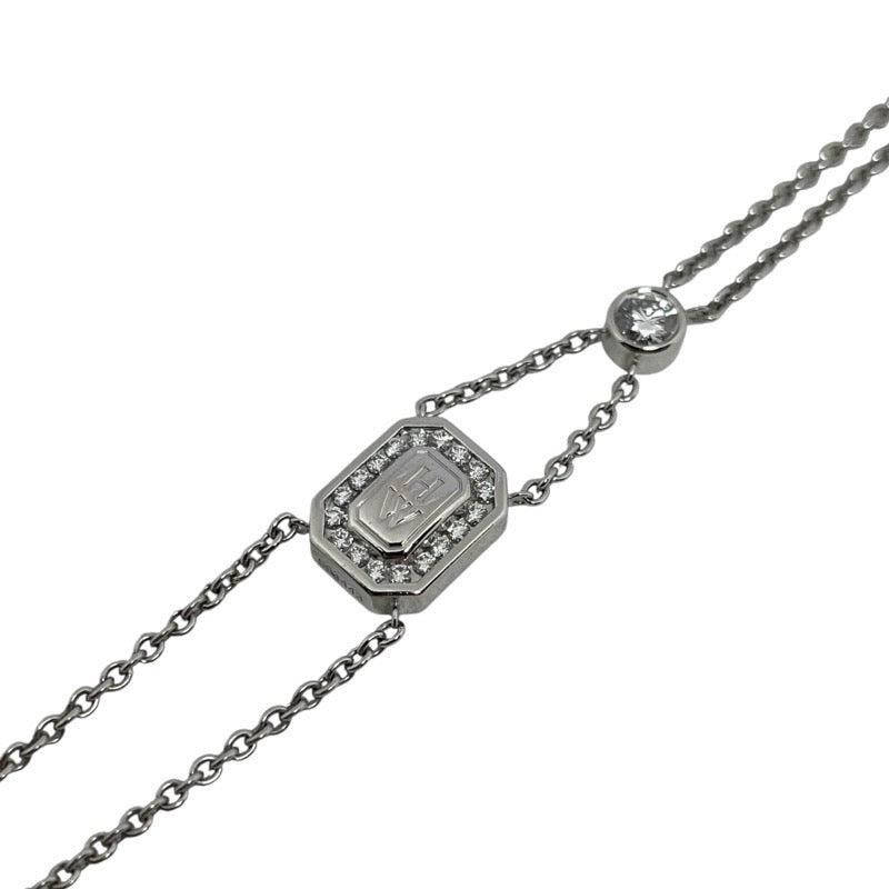 ハリーウィンストン HARRY WINSTON HWロゴブレスレット 750WG ジュエリー