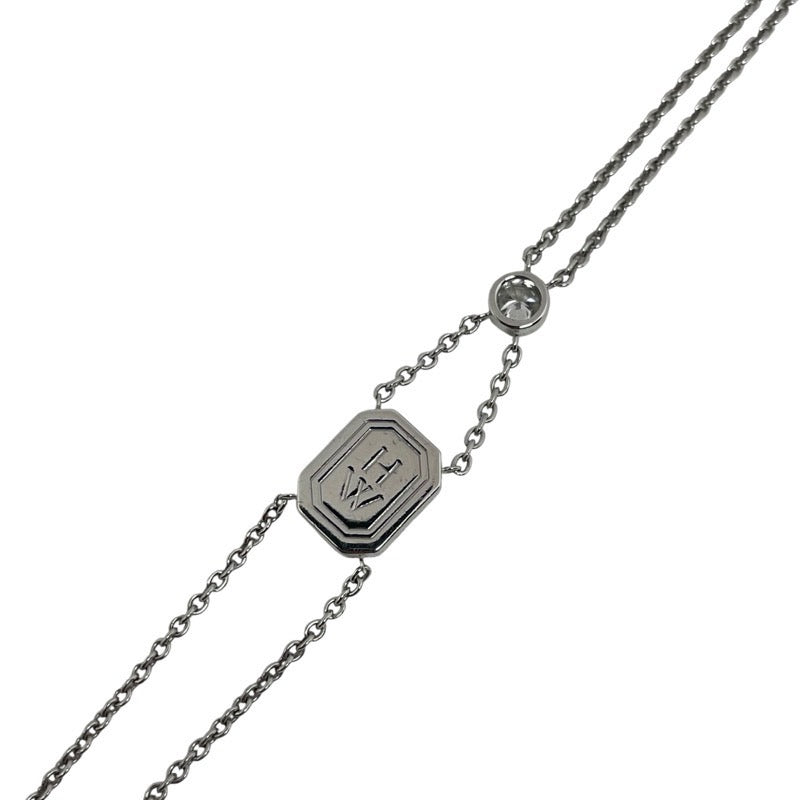 ハリーウィンストン HARRY WINSTON HWロゴブレスレット 750WG ジュエリー