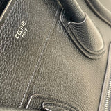 セリーヌ CELINE ラゲージ マイクロショッパー 167793 ブラック ドラムドカーフ レディース トートバッグ
