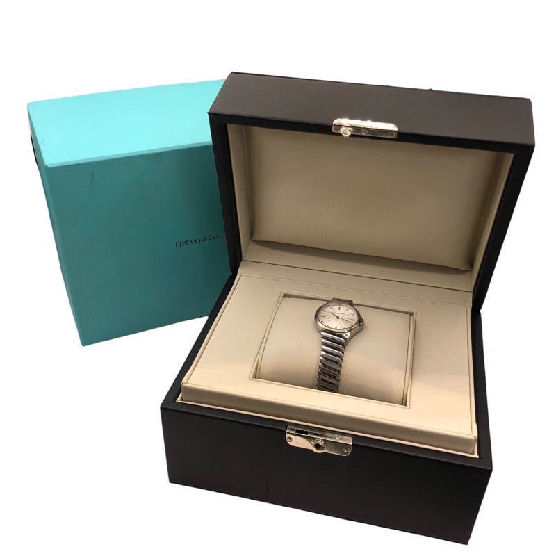 ティファニー TIFFANY＆CO メトロ 608747794 シルバー文字盤 SS クオーツ レディース 腕時計