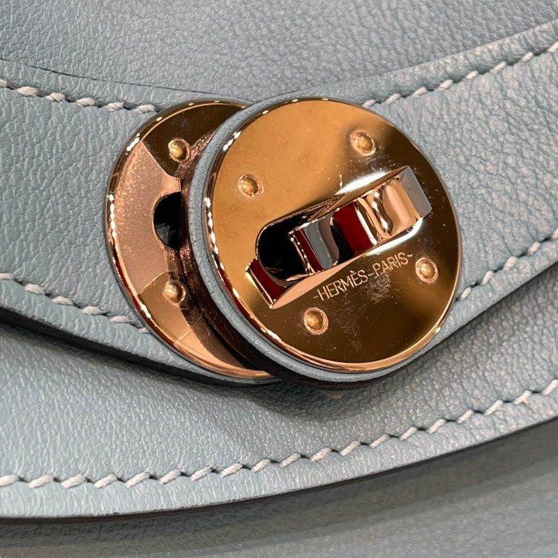エルメス HERMES リンディ26ヴェルソ Y刻 ターコイズ/ミント SV金具 スイフト レディース ハンドバッグ