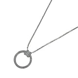 ティファニー TIFFANY＆CO Tトゥ バケットカット ダイヤネックレス 750WG ジュエリー