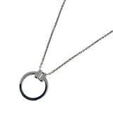 ティファニー TIFFANY＆CO Tトゥ バケットカット ダイヤネックレス 750WG ジュエリー
